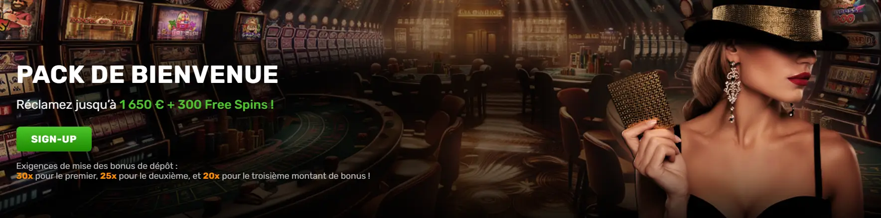 VegaDream Casino banner